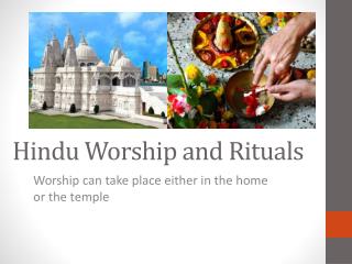 Hindu Worship and Rituals