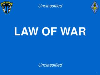 LAW OF WAR