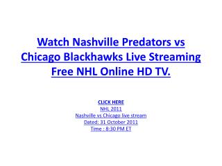 watch live free nhl