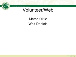 Volunteer/Web