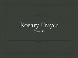 Rosary Prayer