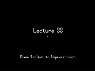 Lecture 33