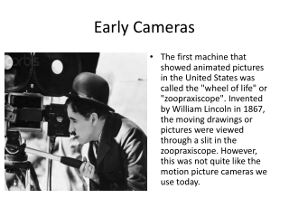 Early Cameras
