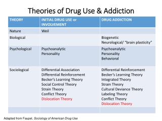 PPT - Theories of Drug Use & Addiction PowerPoint Presentation, free ...