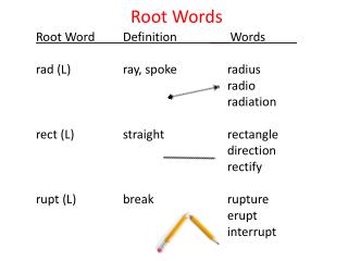 PPT  Root Words PowerPoint Presentation, free download  ID1868907