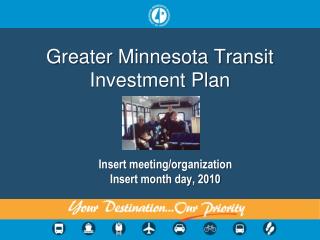 Greater Minnesota Transit Investment Plan