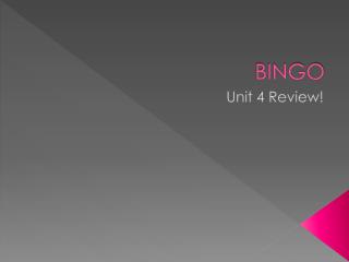 BINGO