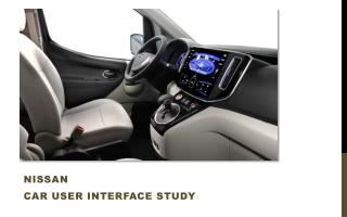 Nissan car User Interface study
