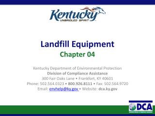 Landfill Equipment Chapter 04