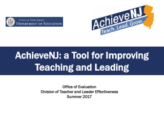 AchieveNJ: a Tool for Improving T eaching and Leading