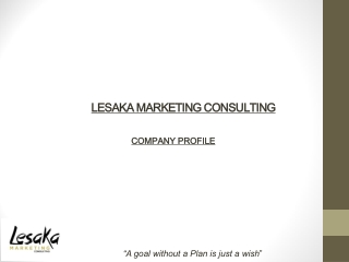 LESAKA MARKETING CONSULTING