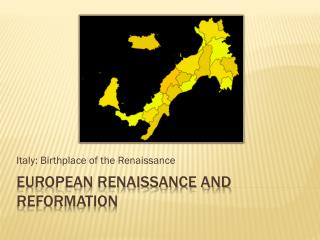 European renaissance and reformation