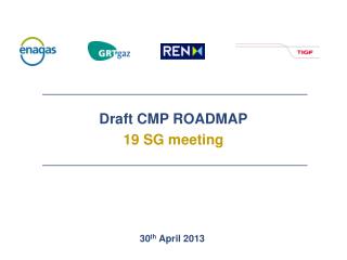 Draft CMP ROADMAP 19 SG meeting