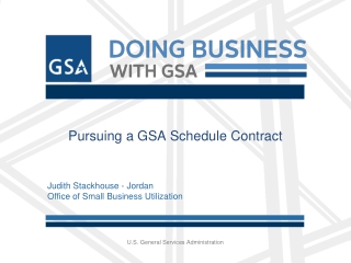 Judith Stackhouse - Jordan Office of Small Business Utilization