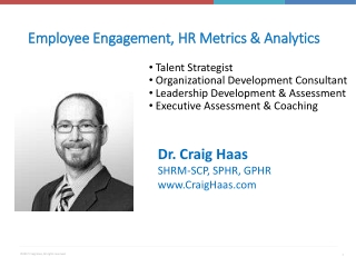 Employee Engagement, HR Metrics & Analytics