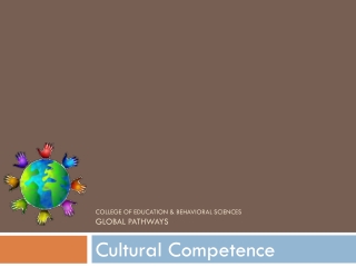 College of Education & Behavioral Sciences Global Pathways