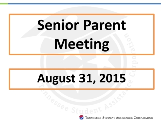 Senior Parent Meeting