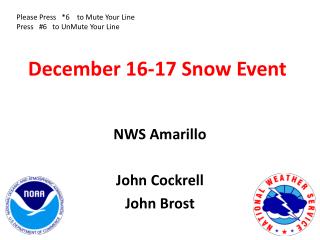 December 16-17 Snow Event