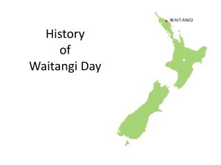 History of Waitangi Day