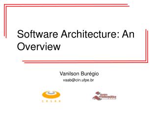 Software Architecture: An Overview