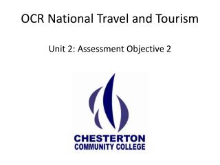 OCR National Travel and Tourism