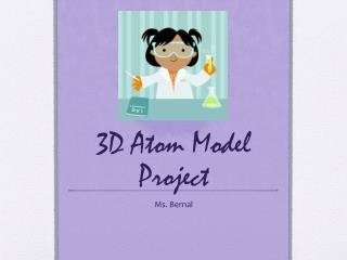 3D Atom Model Project