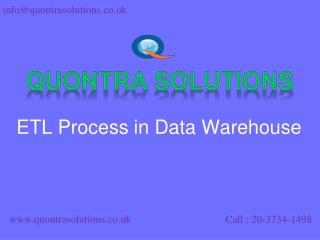 Cognos ETL Process by Quontra Solutions