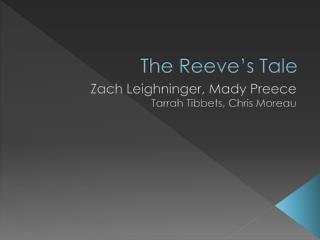 The Reeve’s Tale