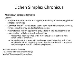 Lichen Simplex Chronicus