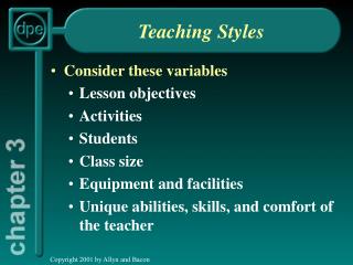 Teaching Styles