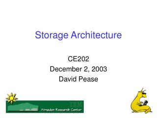 Storage Architecture