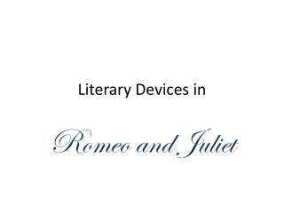 Literary Devices in