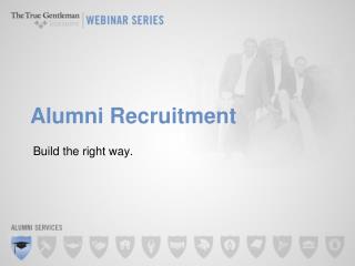Alumni Recruitment