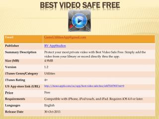 Best Video Safe Free