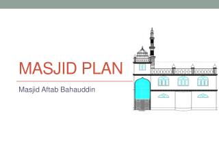 Masjid Plan