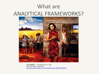 What are ANALYTICAL FRAMEWORKS?