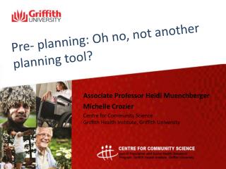 Pre- planning: O h no, not another planning tool?