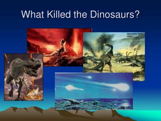 extinction of dinosaurs cause