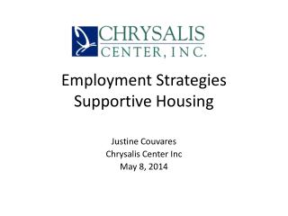 Employment Strategies Supportive Housing