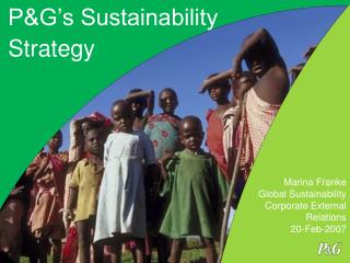 P&G’s Sustainability Strategy