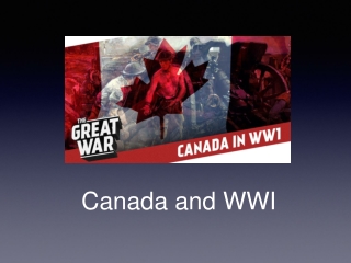 Canada and WWI