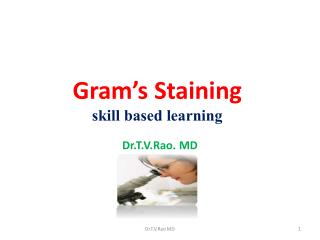 Gram Staining Skill Based Learning