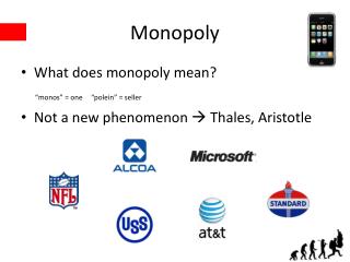 monopoly companies examples