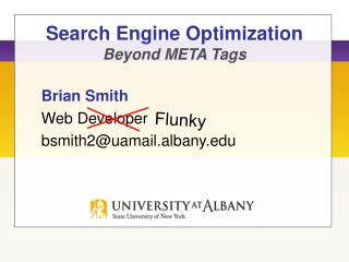Search Engine Optimization Beyond META Tags