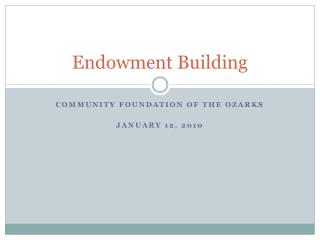 Endowment Building