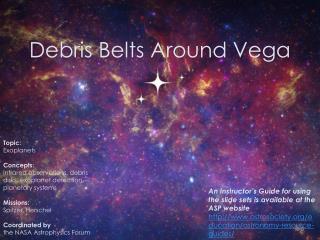 Debris Belts Around Vega