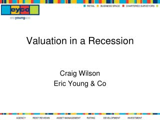 Valuation in a Recession