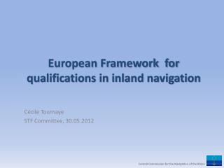 European Framework for qualifications in inland navigation