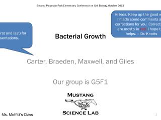 Bacterial Growth