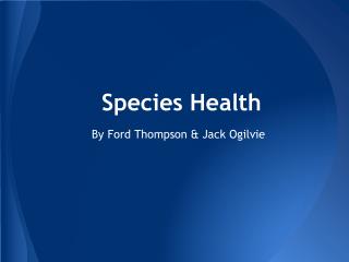 Species Health
